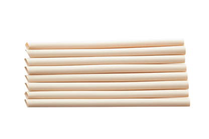 BAMBOO FIBER STRAW 0,2" X 8,6"  SHARP TIP