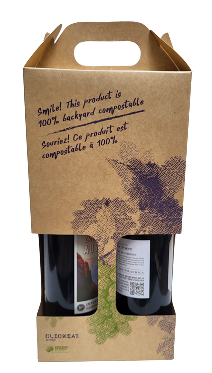 WINE BOTTLE HOLDER WHITE