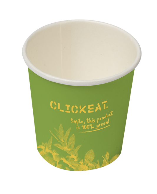 26oz soup paper bowl with water based liner. 115 diam
