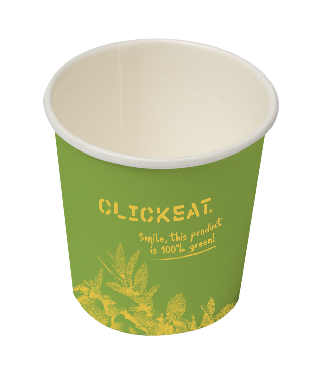 26oz soup paper bowl with water based liner. 115 diam