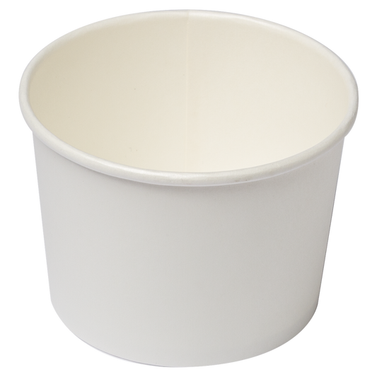 16oz soup paper bowl with water based liner. 96 diam