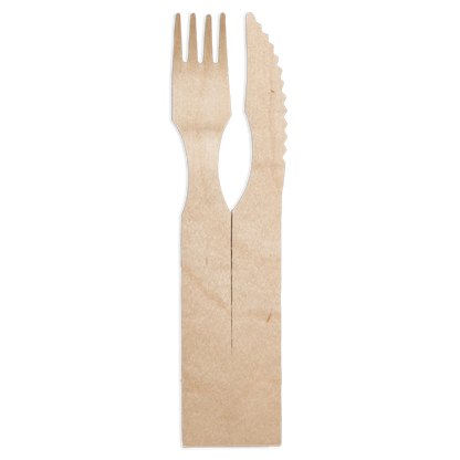 B2B DUO CUTLERY SET WITHOUT LOGO 6.9"