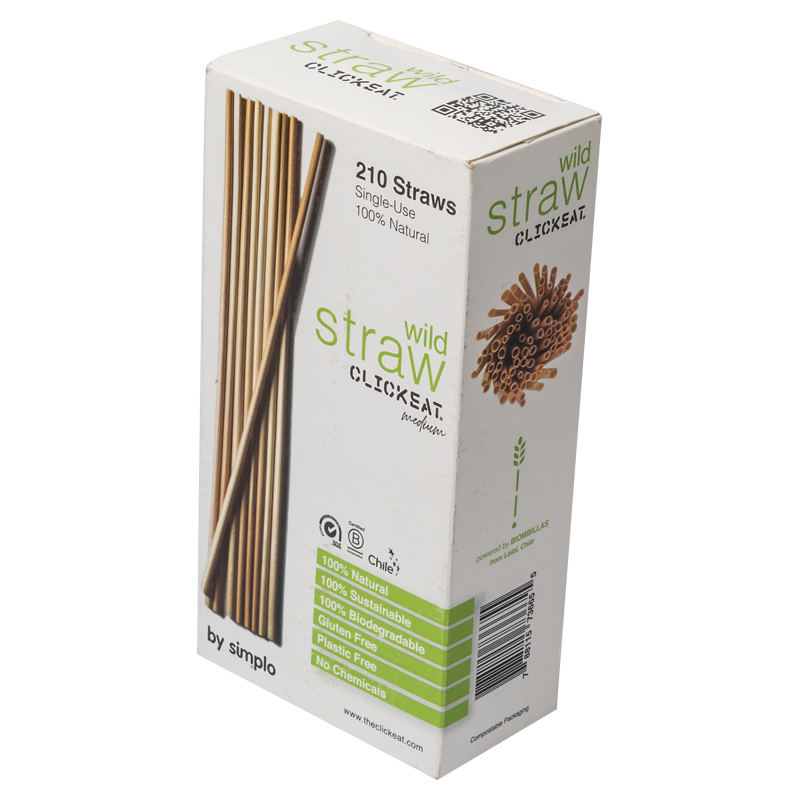B2C WILD STRAW MEDIUM 7.5" - 1 Pack