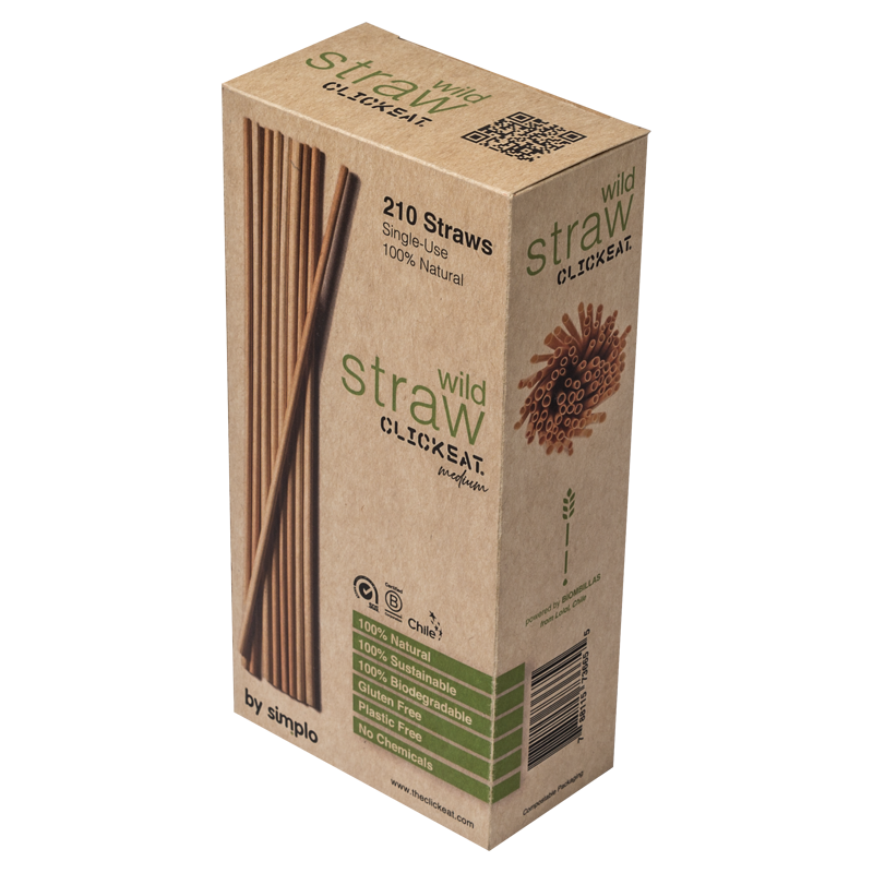 B2C WILD STRAW MEDIUM 7.5" - 1 Pack