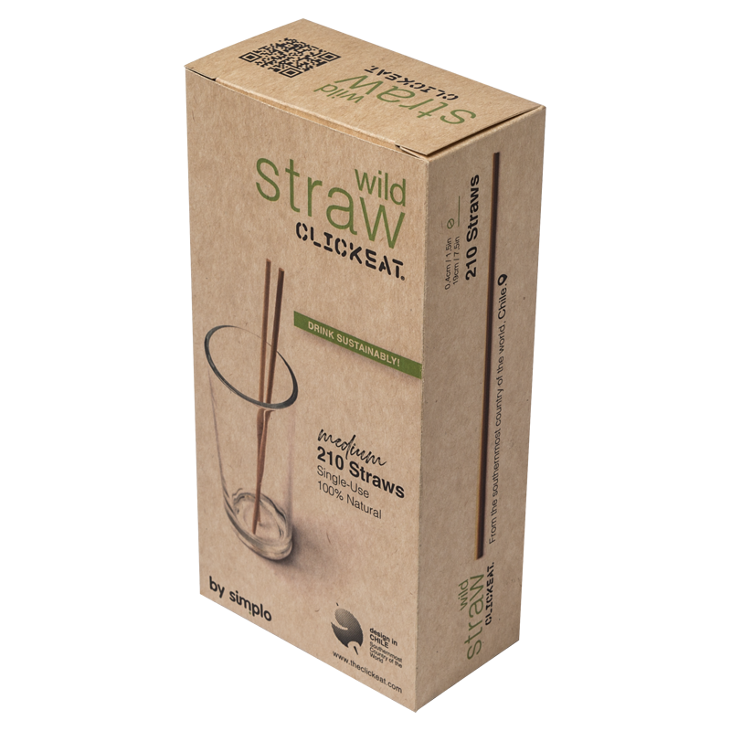 B2C WILD STRAW MEDIUM 7.5" - 1 Pack