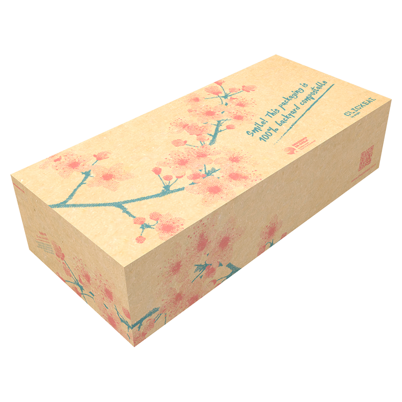 SAKURA FAST ASSEMBLE M BOX, 8,7x4,33x2,2" B2C fotmat 25 pcs