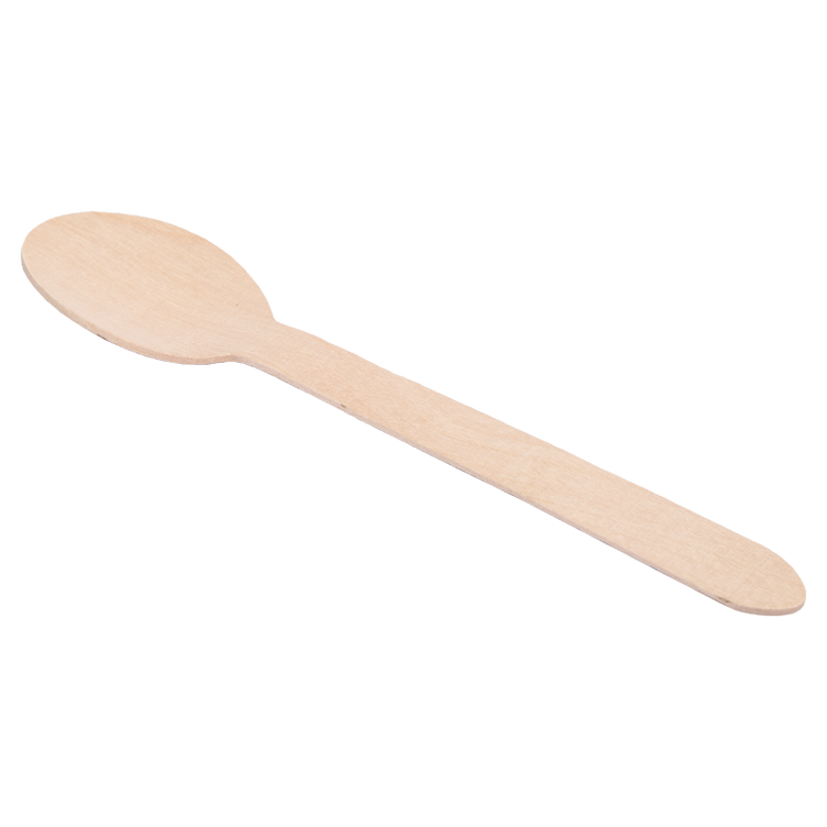 WOODEN KNIFE 6.4, WOODEN FORK 6.2, WOODEN SPOON 6.2, wrapped in kraft and napkin