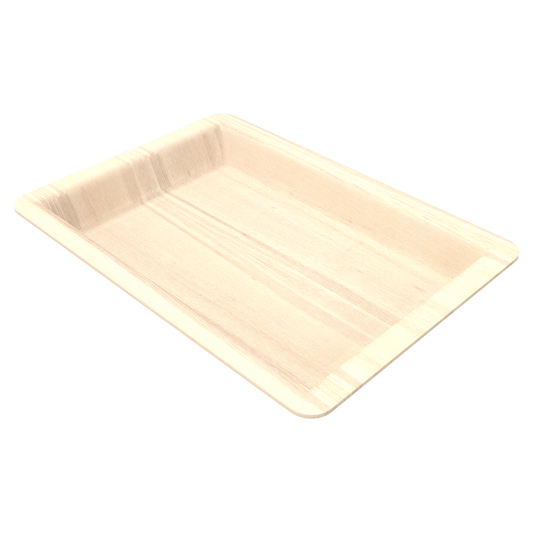 WOODEN RECTANGULAR PLATE 7.8*5.7*0.7
