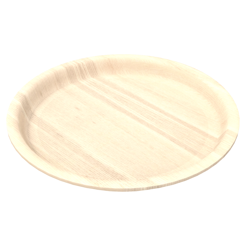 WOODEN ROUND PLATE 5.1*0.3