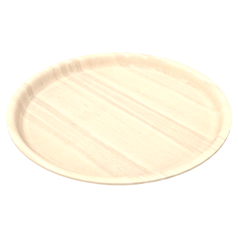 WOODEN ROUND PLATE 5.5*0.3