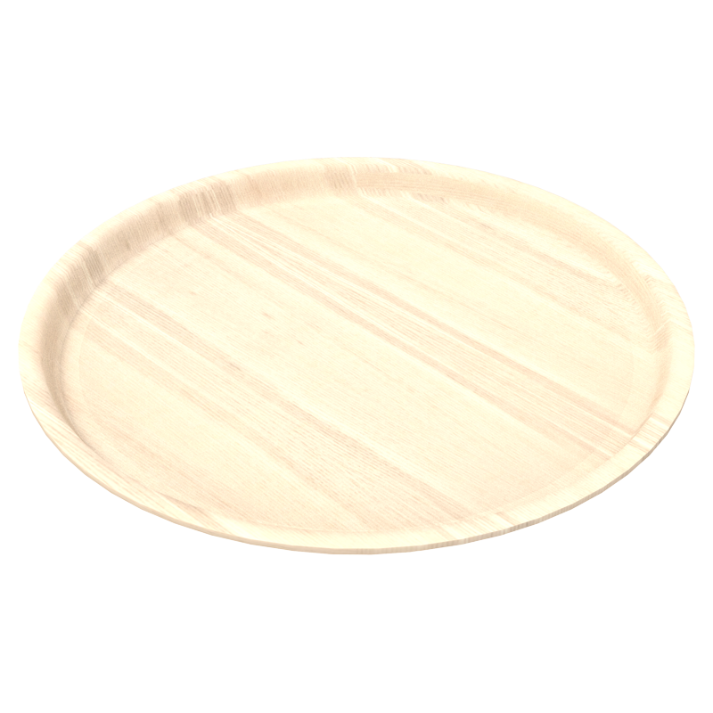 WOODEN ROUND PLATE 8.2*0.3