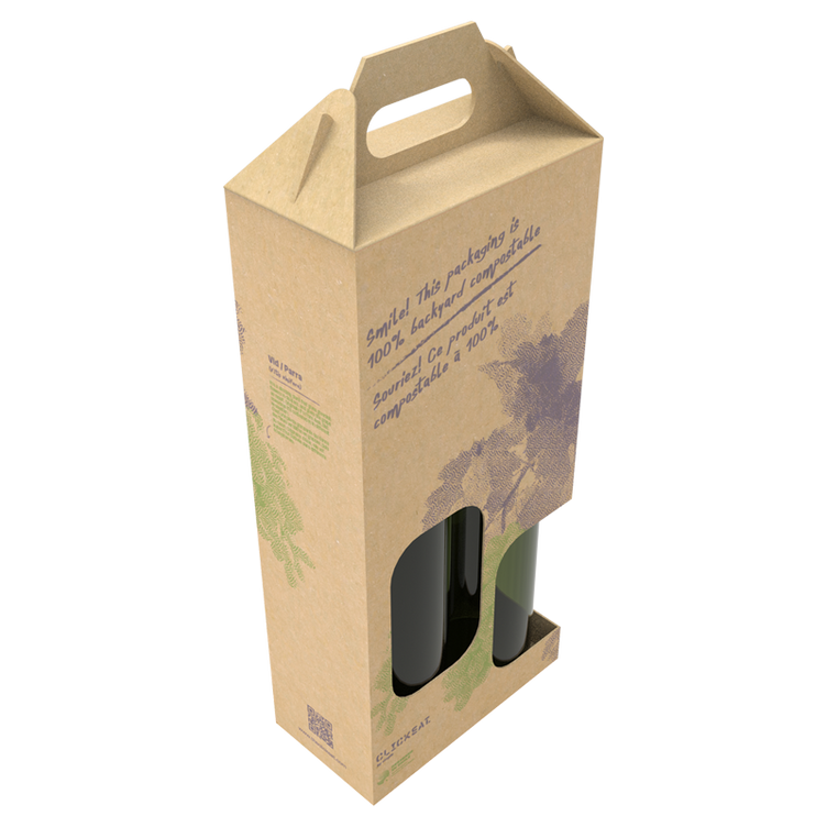 WINE BOTTLE HOLDER WHITE